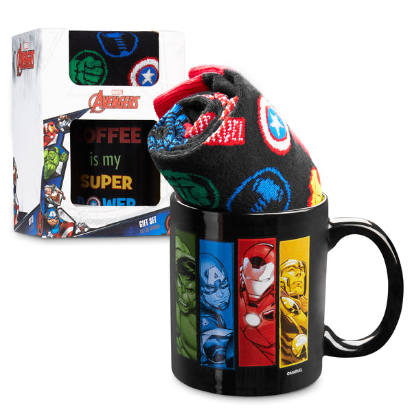 Marvel Mug and Socks Set Avengers Mug Gift Set - Get Trend