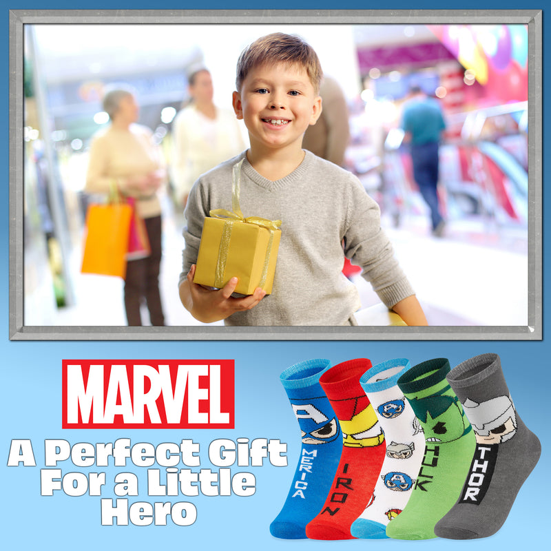 Marvel Boys Socks, Superhero Avengers Socks Multipack - Get Trend