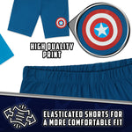 Marvel CAPTAIN AMERICA Boys Pyjamas,  Avengers Superhero Kids Short PJs - Get Trend