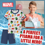 Marvel Boys Pyjamas Avengers Superhero Short PJs - Get Trend
