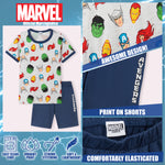 Marvel Boys Pyjamas Avengers Superhero Short PJs - Get Trend