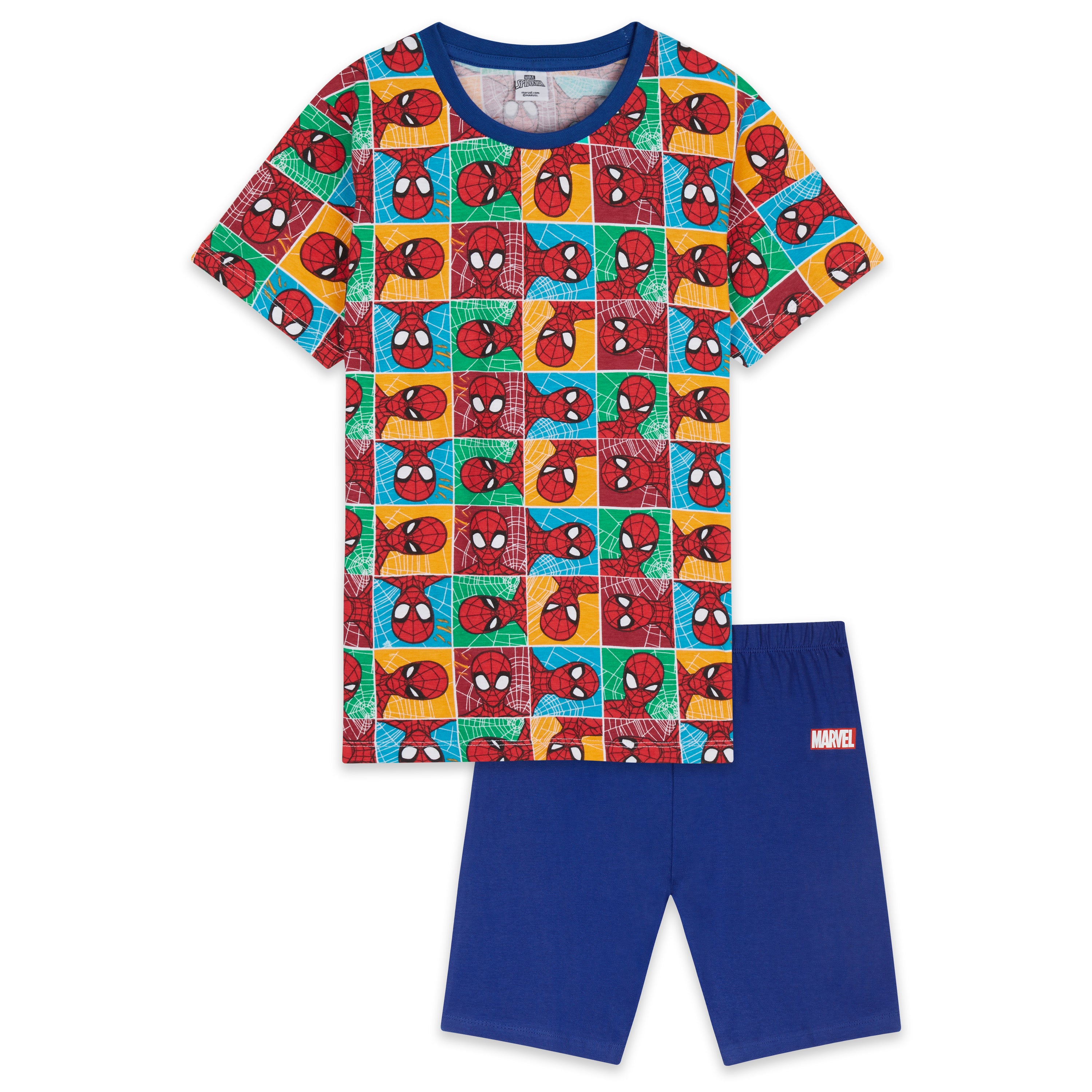 Marvel Spiderman Boys Pyjamas, Short Sleeve Boys Pyjama - Get Trend