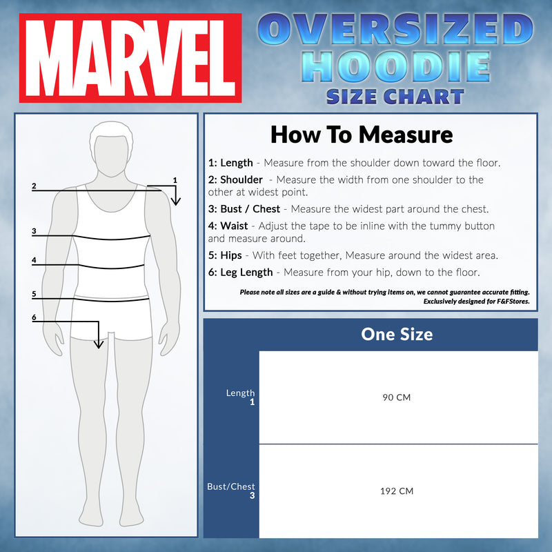 Marvel Oversized Hoodie Blanket for Men - THOR