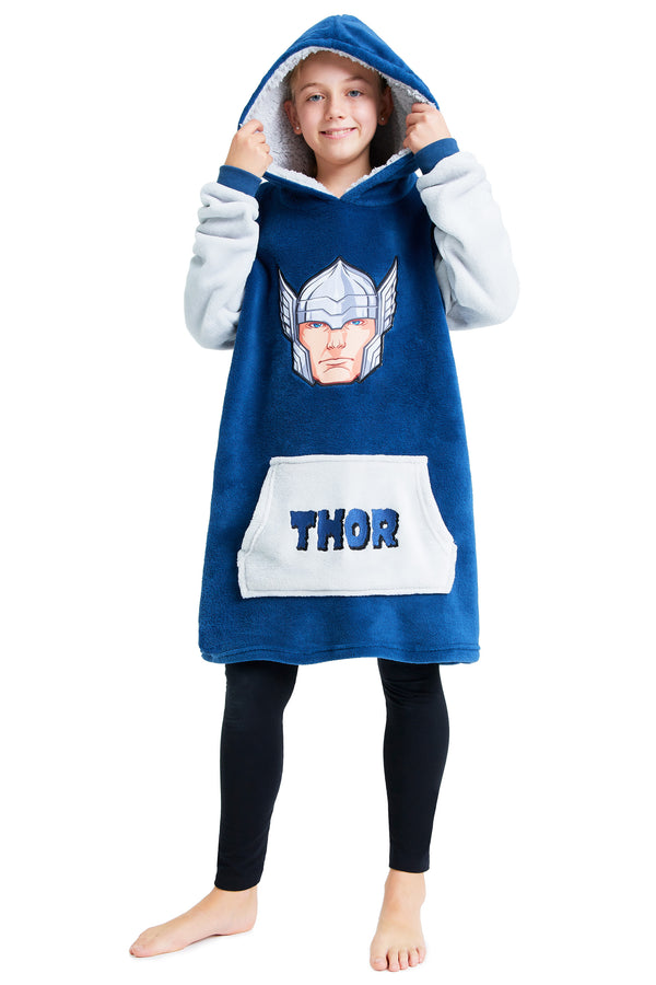 Marvel Oversized Blanket Hoodie Kids - Thor - Get Trend