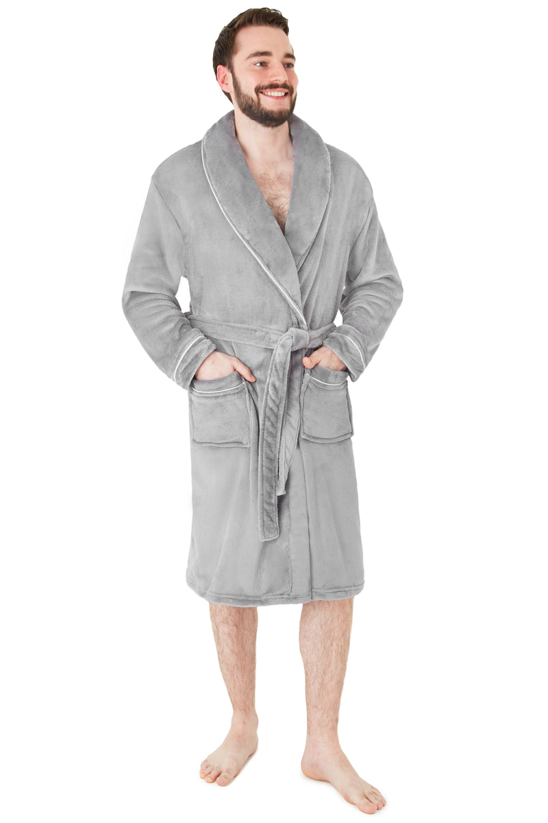 CityComfort Luxury Super Soft Men Dressing Gown Mens Bathrobe