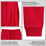 CityComfort Ribbed Pyjamas for Kids - Matching PJs for Family - Get Trend