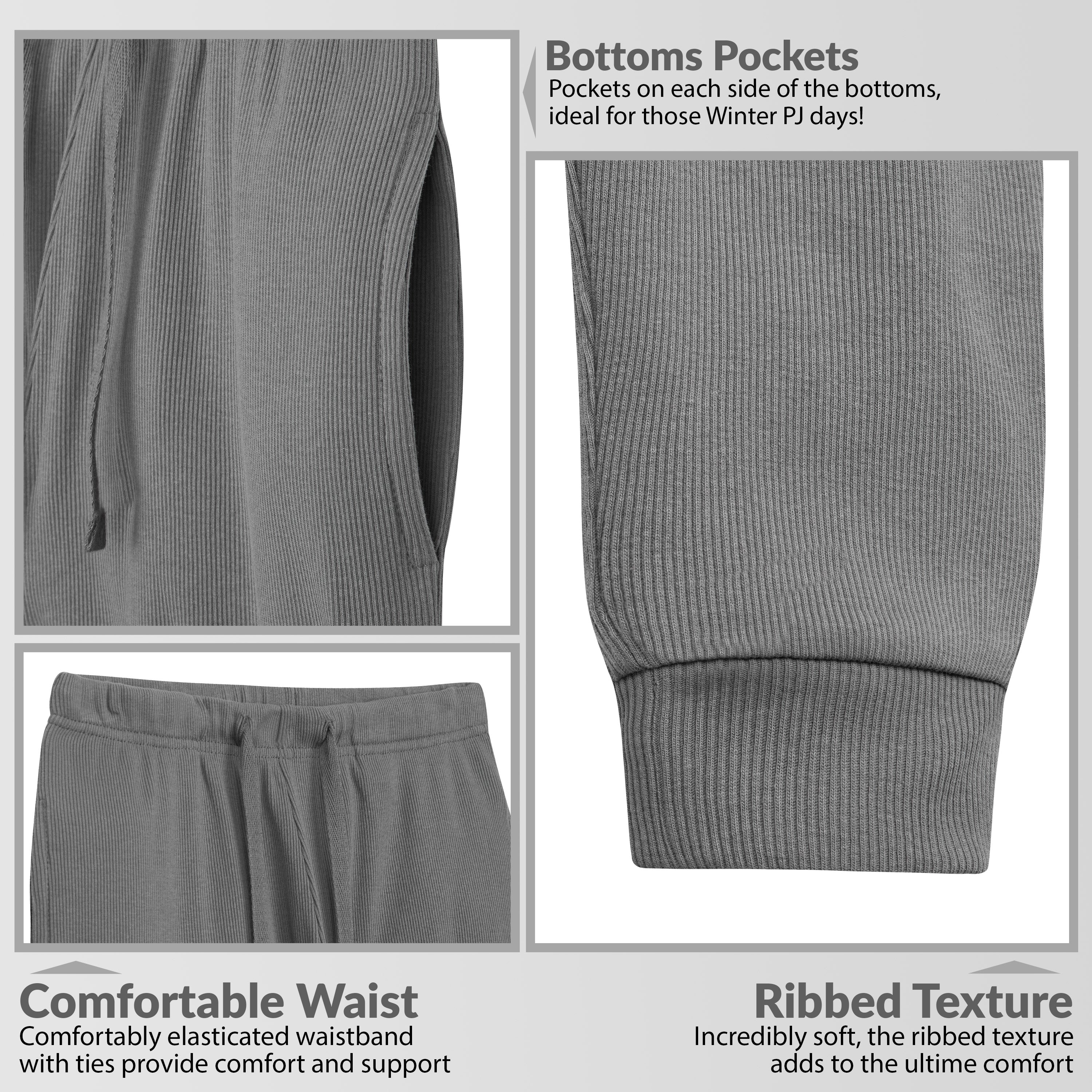 CityComfort Ribbed Pyjamas for Kids - Matching PJs for Family - Get Trend