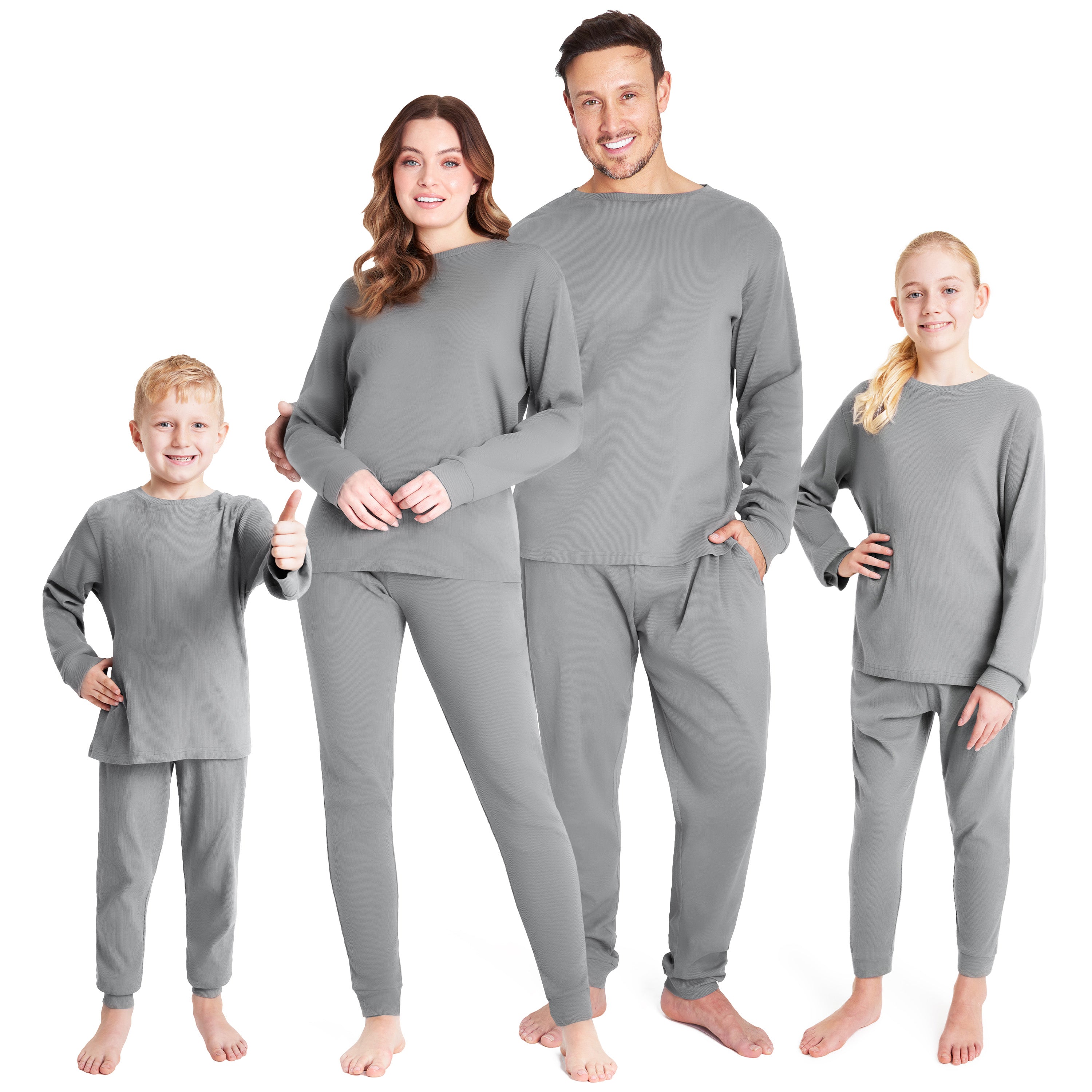 CityComfort Ribbed Pyjamas for Women - Matching PJs for Family - Get Trend