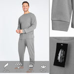 CityComfort Ribbed Pyjamas for Men -Matching PJs for Family - Get Trend