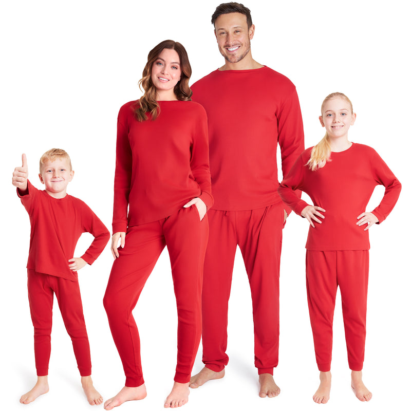CityComfort Ribbed Pyjamas for Men -Matching PJs for Family
