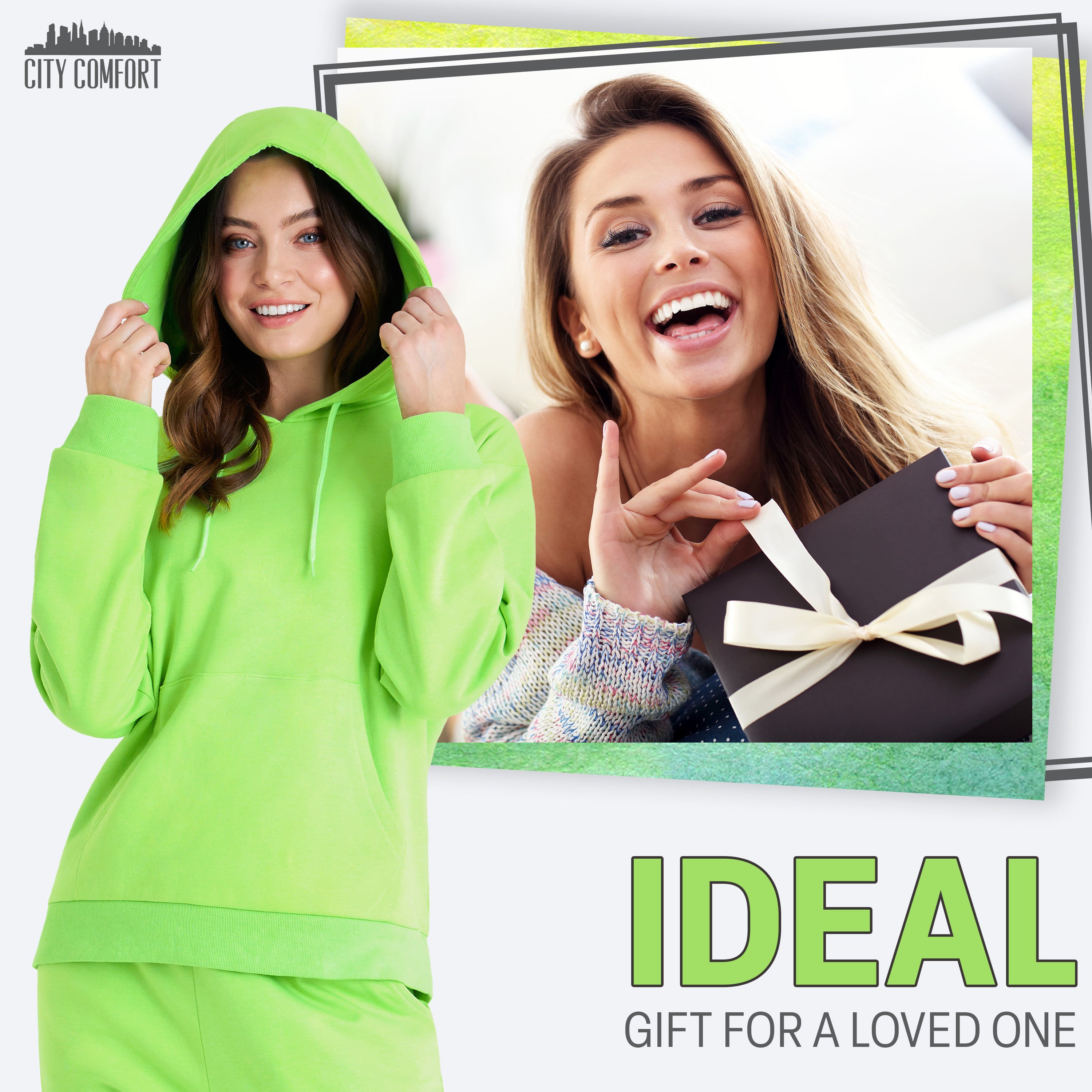 CityComfort Tracksuit Womens Full Set, Loungewear Sets for Women - Get Trend