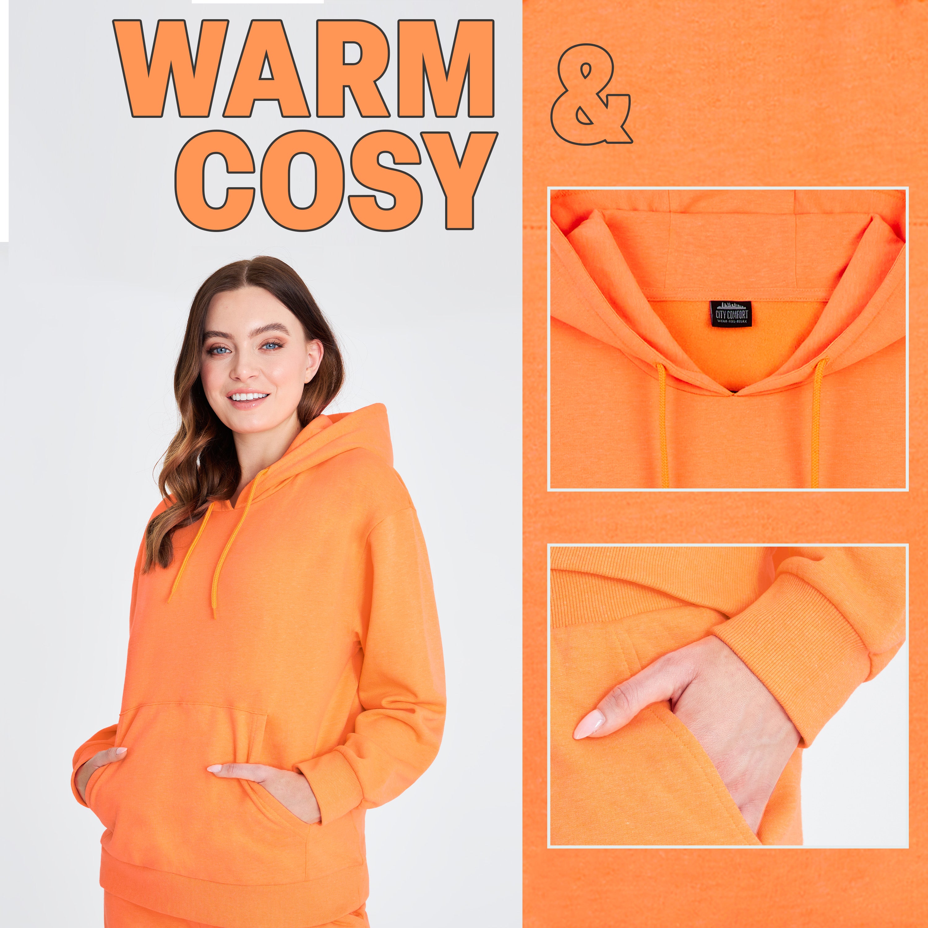 CityComfort Tracksuit Womens Full Set, Loungewear Sets for Women - Get Trend
