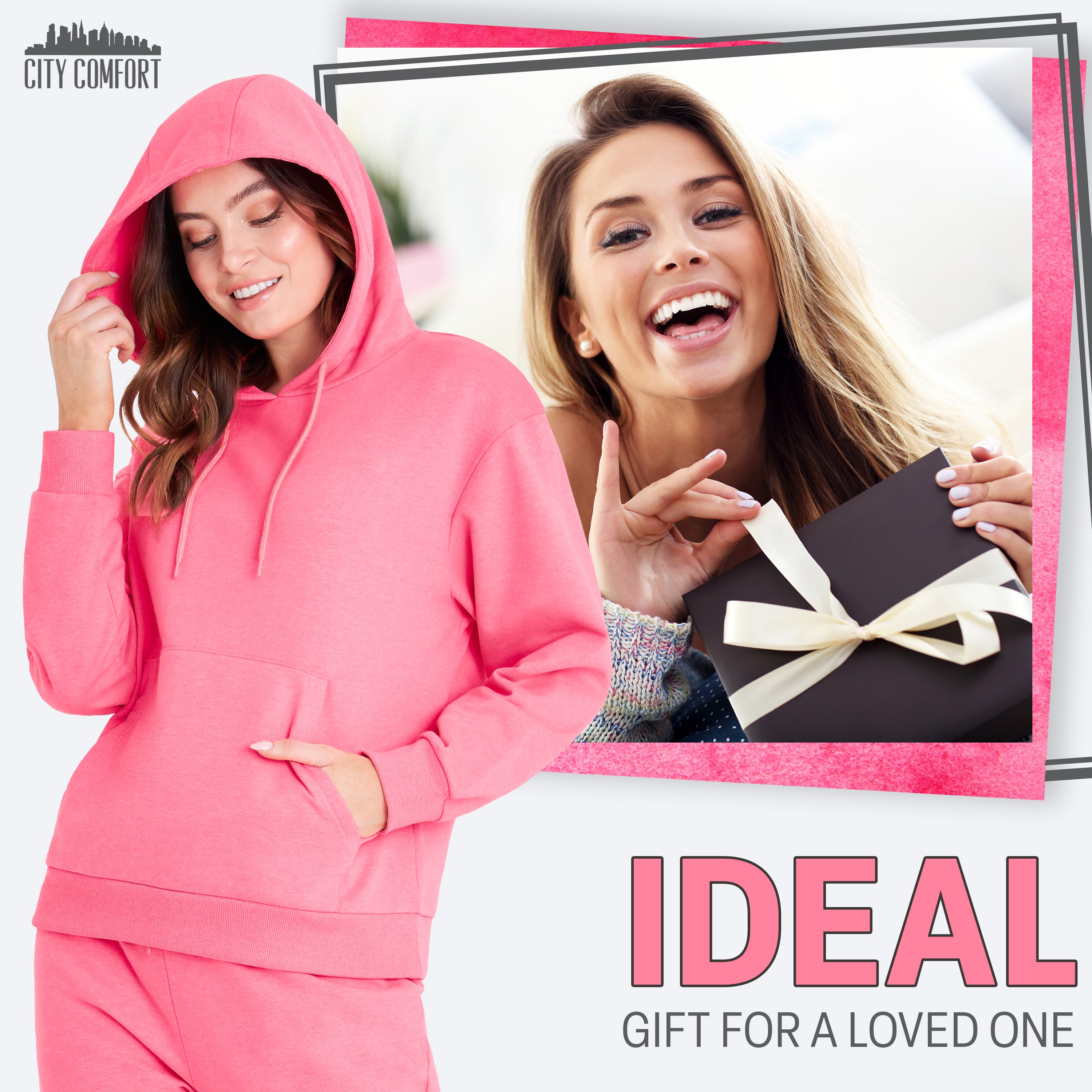 CityComfort Tracksuit Womens Full Set, Loungewear Sets for Women - Get Trend