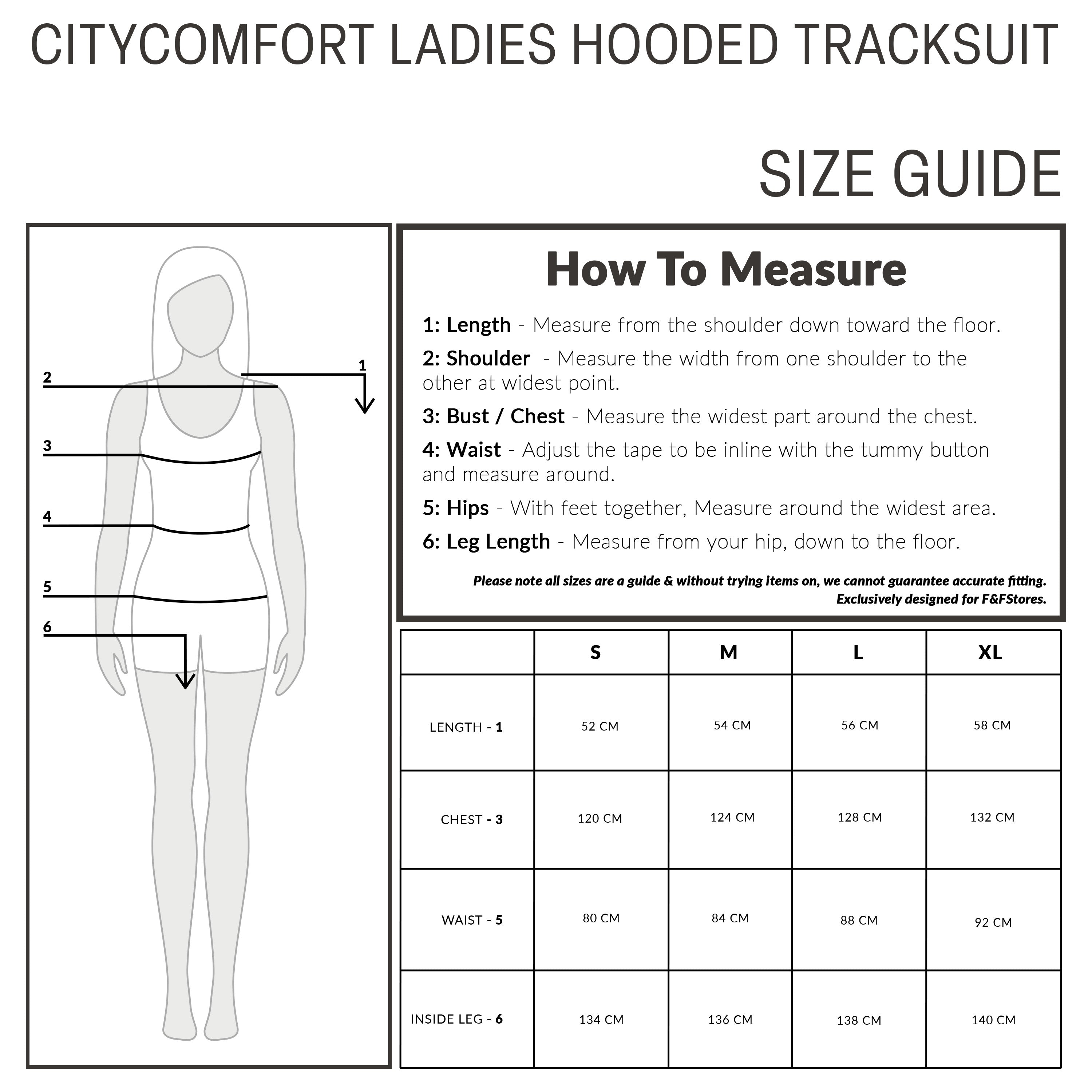 CityComfort Tracksuit Womens Full Set, Loungewear Sets for Women - Get Trend