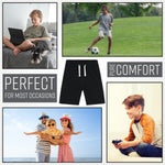 CityComfort Boys Shorts, Football Shorts with Pockets - Get Trend