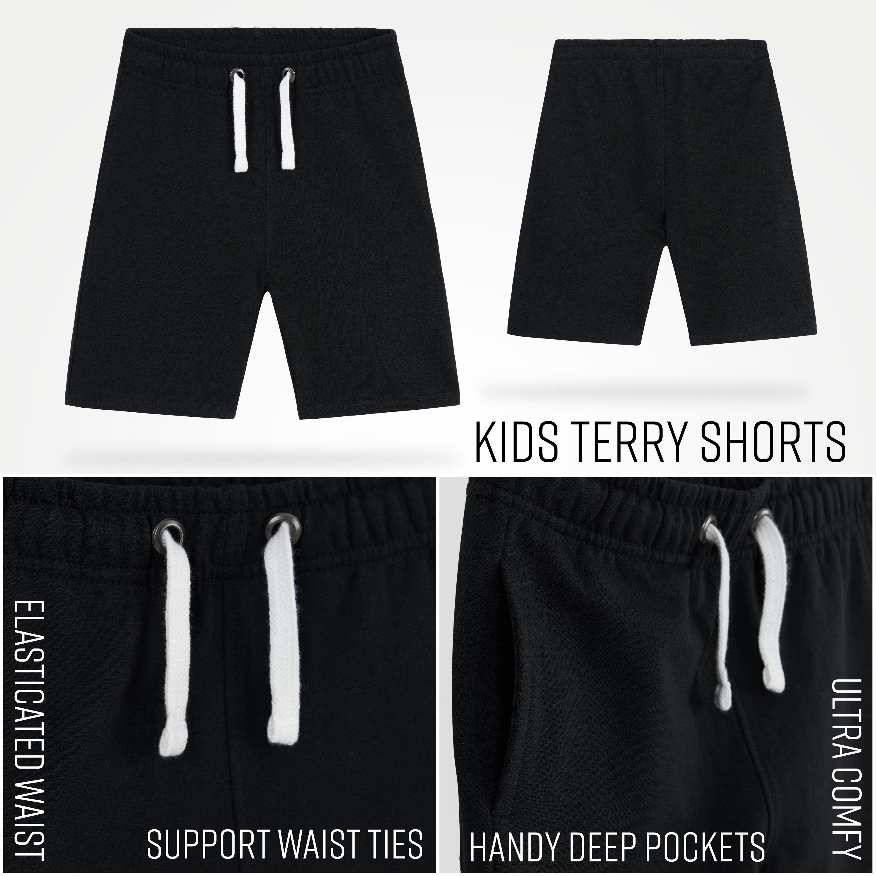 CityComfort Boys Shorts, Football Shorts with Pockets - Get Trend