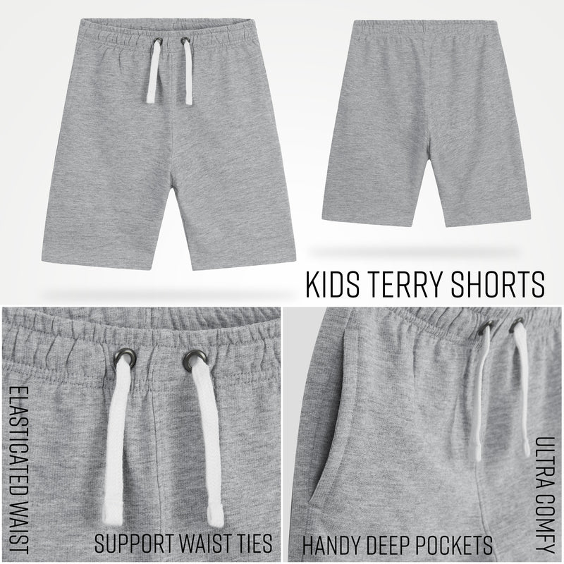CityComfort Boys Shorts, Football Shorts with Pockets