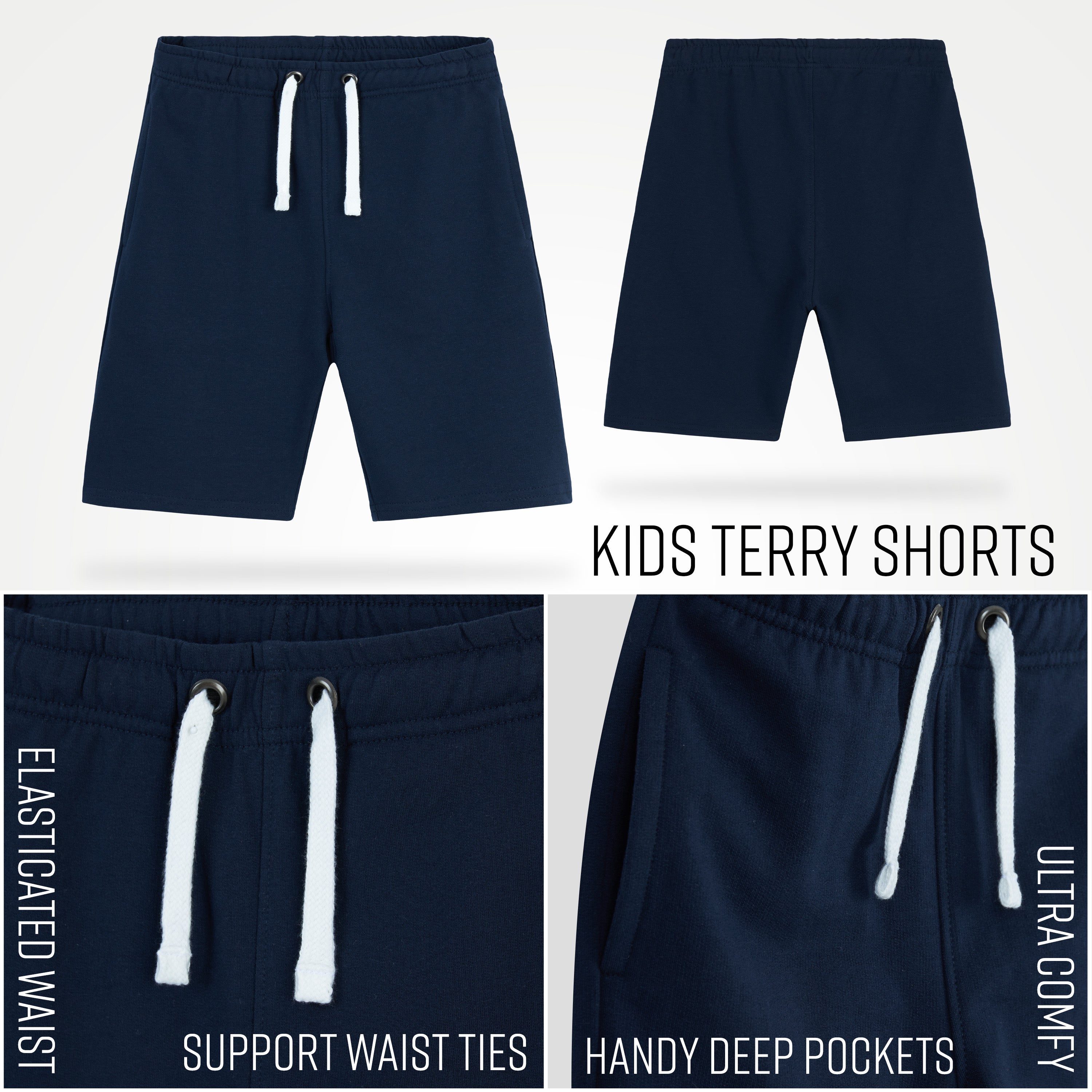 CityComfort Boys Shorts, Football Shorts with Pockets - Get Trend