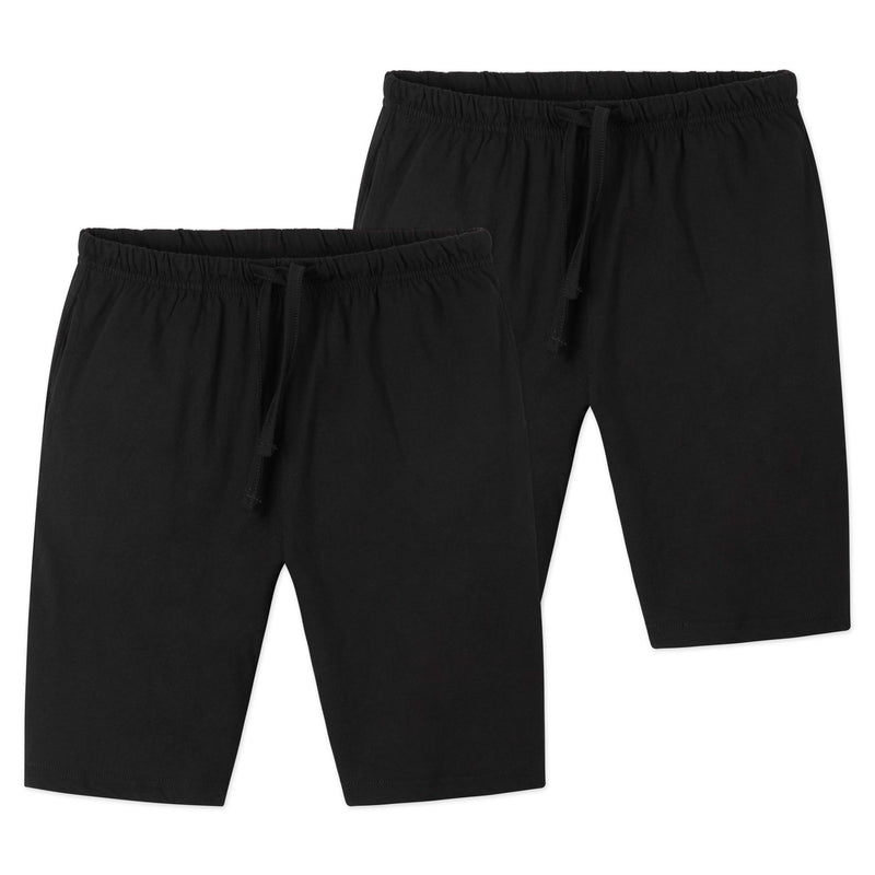 CityComfort Set of 2 Jersey Shorts in 4 Colors with Pockets for Boys