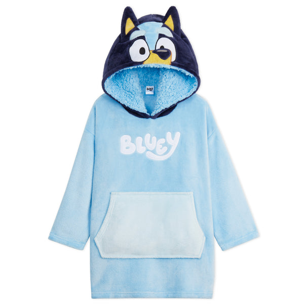 Bluey Hoodie Blanket - Fleece Oversized Hoodies for Kids - Get Trend