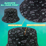 CityComfort Bucket Hat Kids Gamer Sun Hat for Boys and Girls - Black - Get Trend