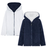 CityComfort Kids Hoodie Fleece, Zip Up Fluffy Hoodie for Boys and Girls, Reversible Kids Fleece Jacket - Get Trend