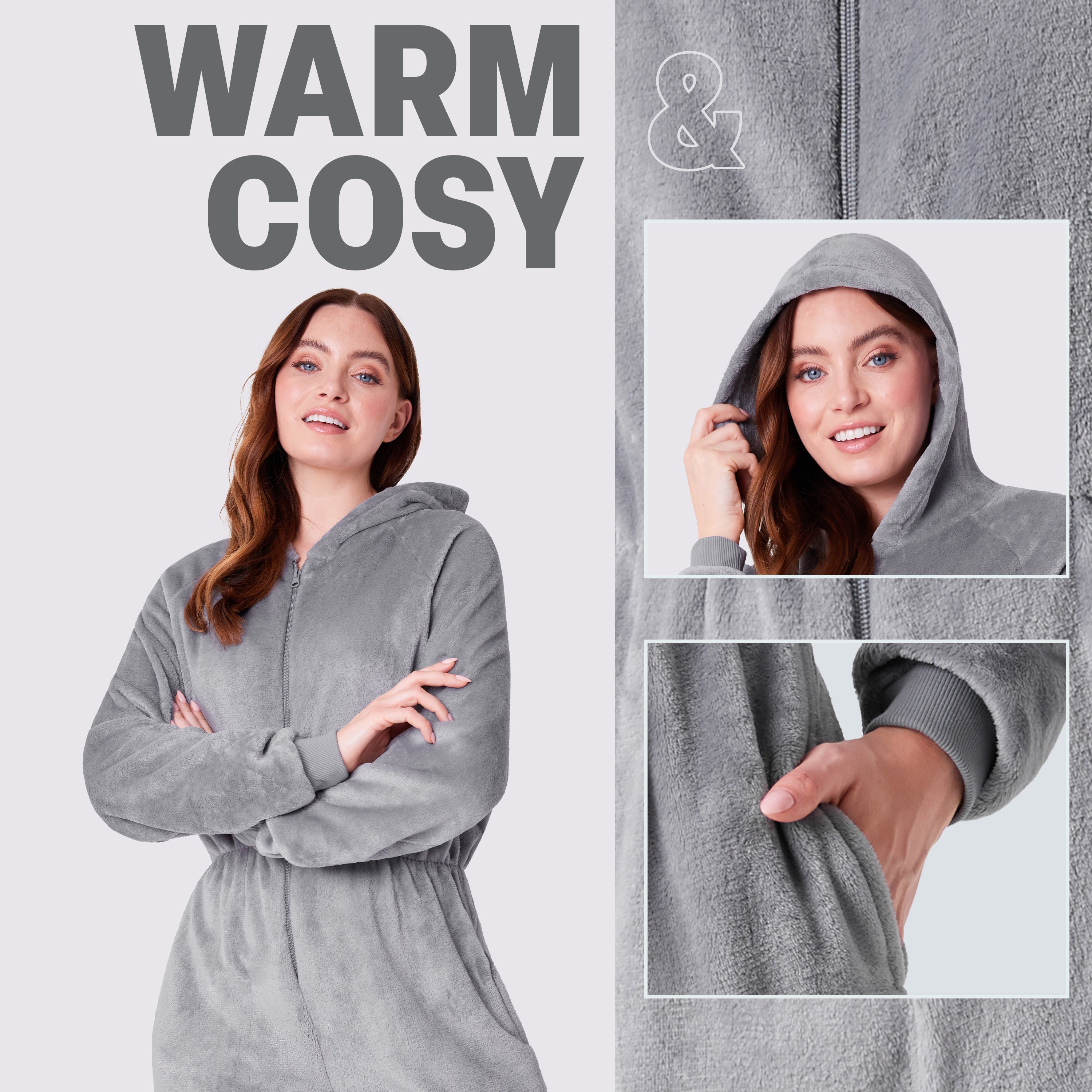CityComfort Onesies for Women, Fleece Onesie for Women - Get Trend