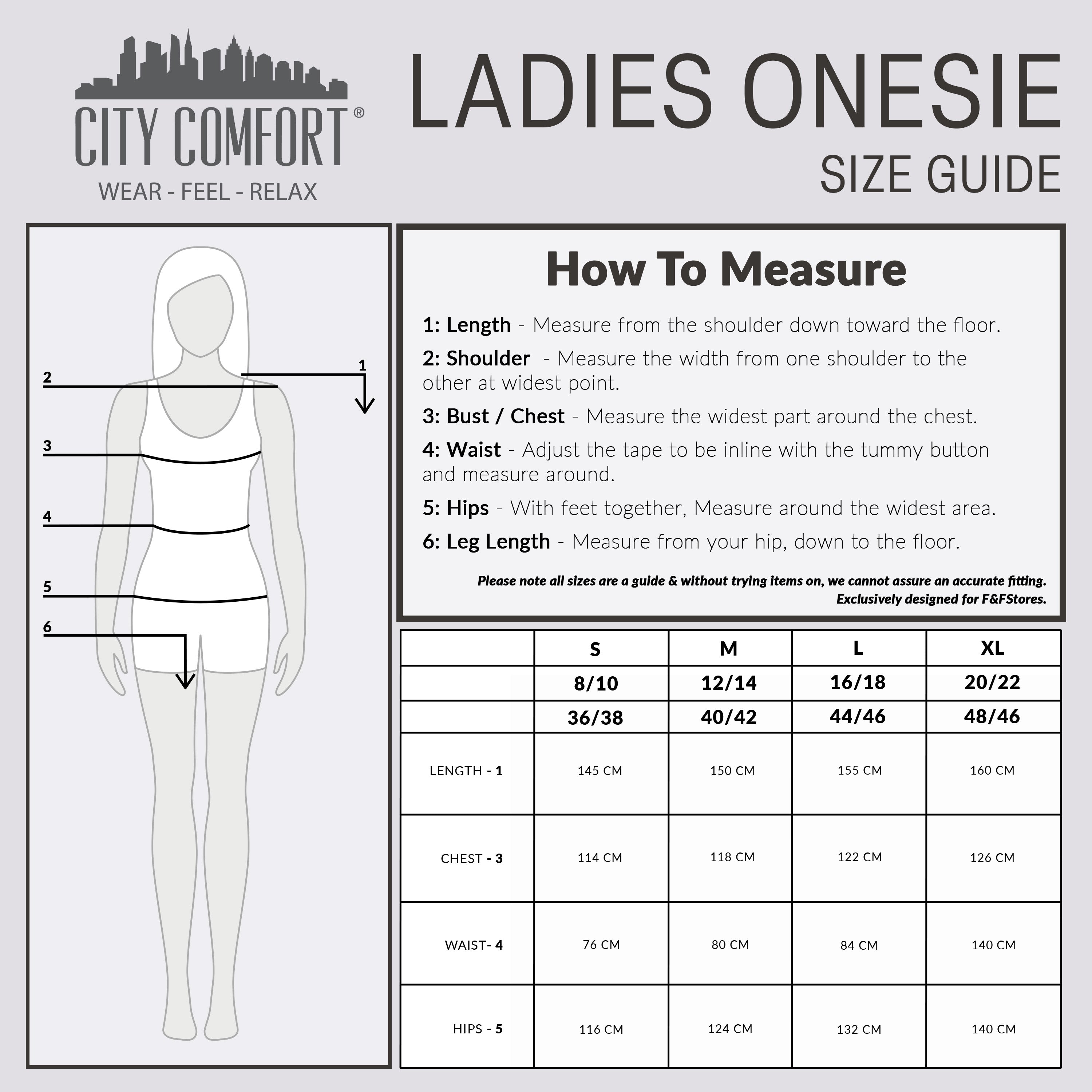 CityComfort Onesies for Women, Fleece Onesie for Women - Get Trend