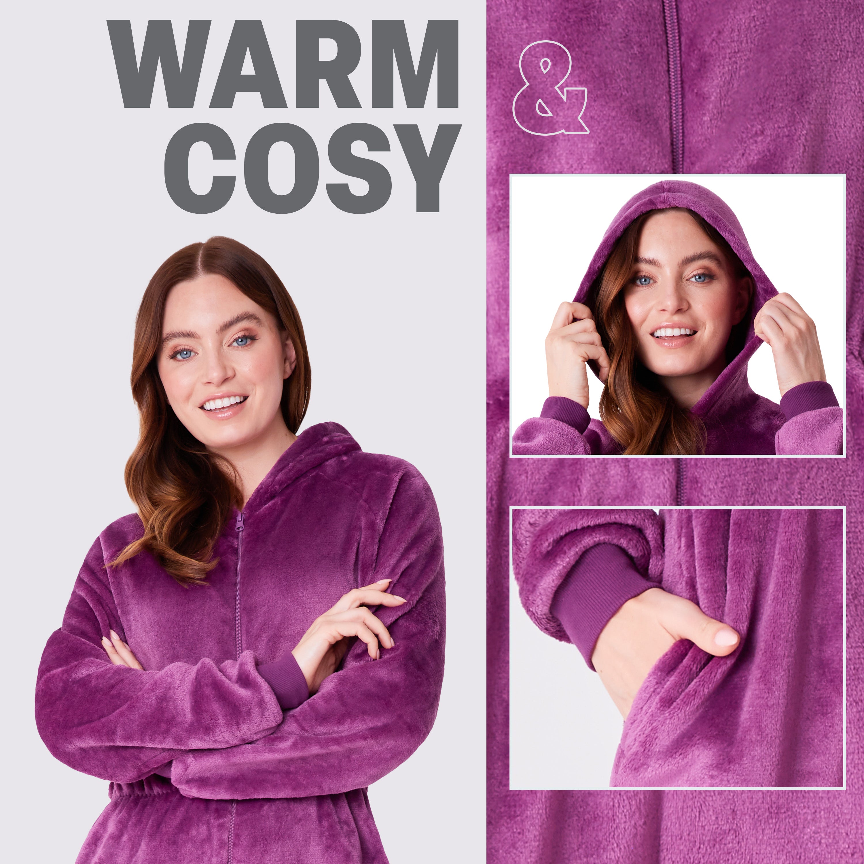 CityComfort Onesies for Women, Fleece Onesie for Women - Get Trend