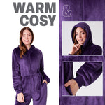 CityComfort Onesies for Women, Fleece Onesie for Women - Get Trend