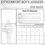 CityComfort Kids Joggers Training Trousers Boys Tracksuit Bottoms Teenagers - Get Trend