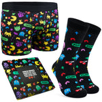 CityComfort Mens Boxers and Funny Socks Gift Set - Packman - Get Trend