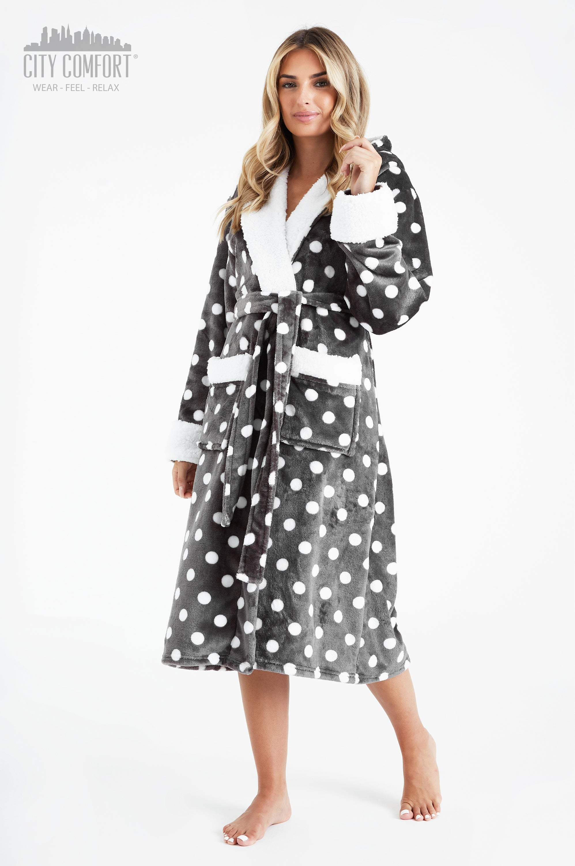 CityComfort Dressing Gowns For Women, Soft Fleece Women's Robes - Get Trend