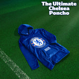Chelsea FC Oversized Hoodie Blanket for Men, Football Gifts for Men (Blue) - Get Trend