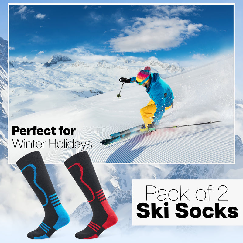 CityComfort Mens Socks Thermal Socks - Pack of 2 -Winter Socks
