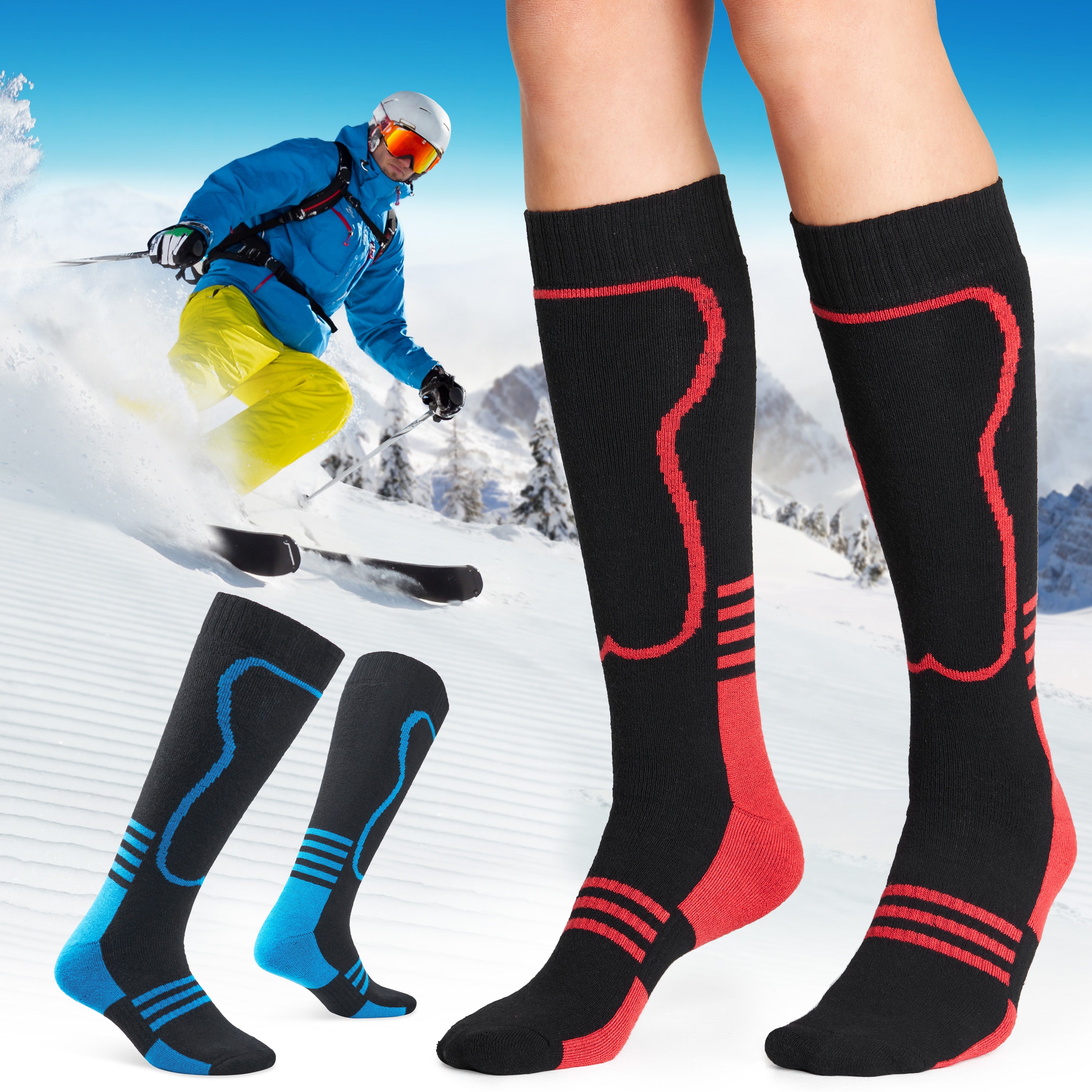 CityComfort Mens Socks Thermal Socks - Pack of 2 -Winter Socks - Get Trend