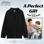 CityComfort Cardigan for Girls and Boys, 1 Pack - Plain Button Down Cardigan - Get Trend