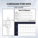 CityComfort Cardigan for Girls and Boys, 1 Pack - Plain Button Down Cardigan - Get Trend