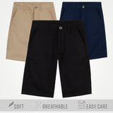 Boys' Chino Shorts,  Knee Length Boys Shorts with Adjustable Waist - Get Trend