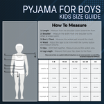 CityComfort Children's Pyjamas Set for Teenagers Boys and Girls -Grey - Get Trend
