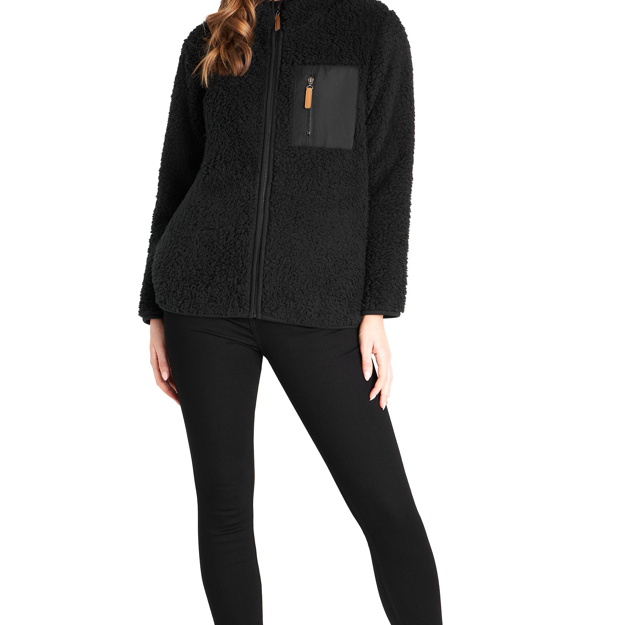 CityComfort Hoodies for Women and Teens, Fluffy Teddy Fleece Hoodie - Get Trend
