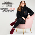 CityComfort Hoodies for Women and Teens, Fluffy Teddy Fleece Hoodie - Get Trend
