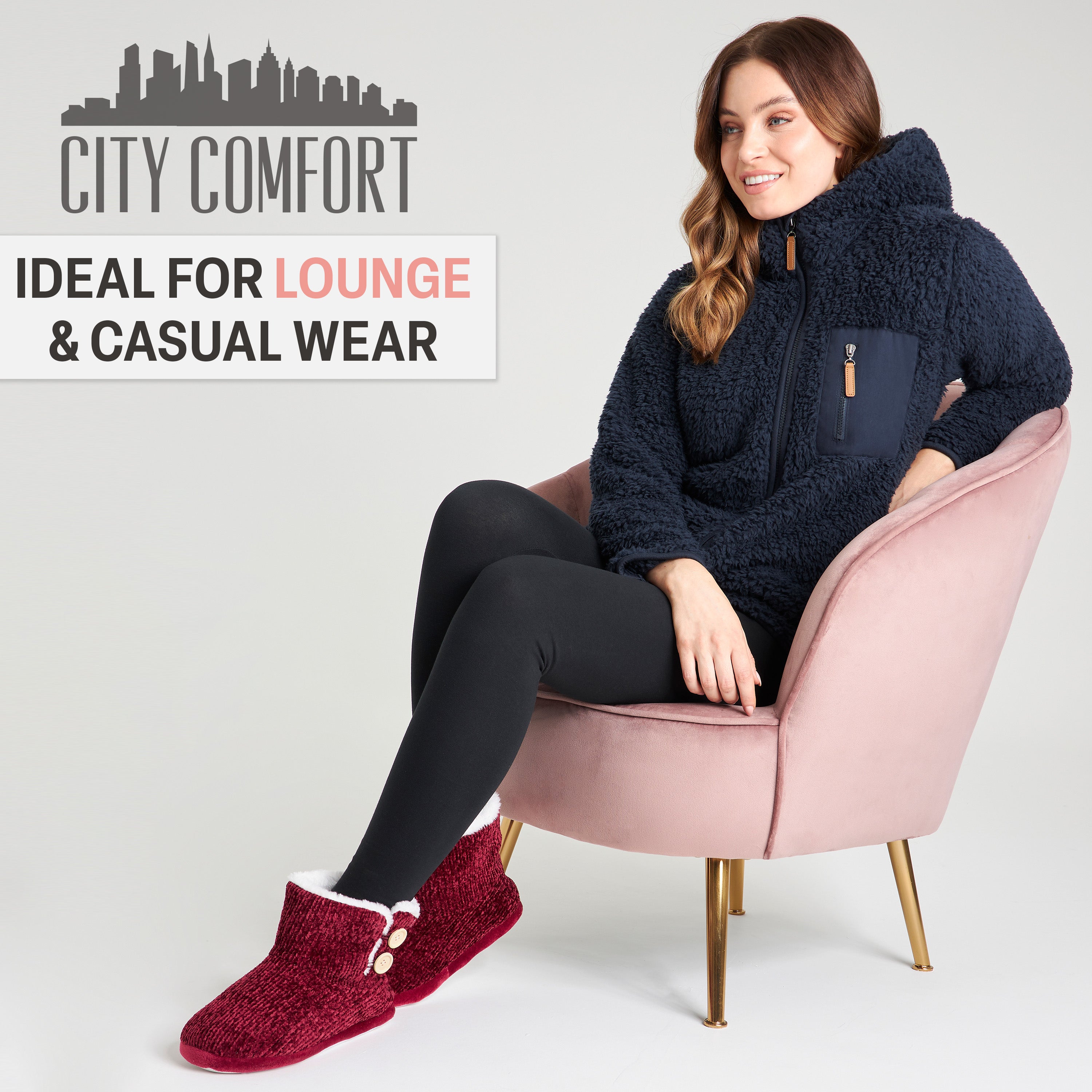 CityComfort Hoodies for Women and Teens, Fluffy Teddy Fleece Hoodie - Get Trend