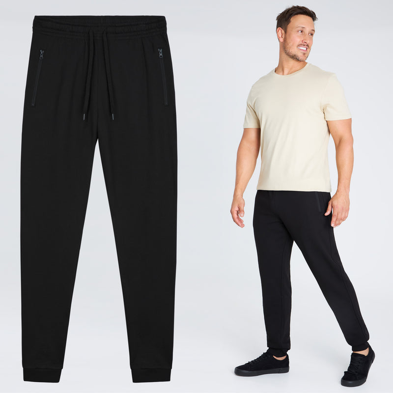 CityComfort Tracksuit Bottoms Men, Mens Joggers with Zip Pockets