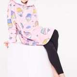 CityComfort Girls Oversized Blanket Hoodie Kids - Cupcake - Get Trend