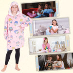 CityComfort Girls Oversized Blanket Hoodie Kids - Cupcake - Get Trend