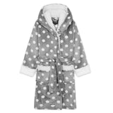 CityComfort Girls Dressing Gown, Hooded Fluffy Dressing Gown for Kids - Get Trend