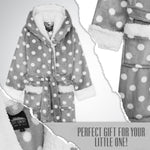 CityComfort Girls Dressing Gown, Hooded Fluffy Dressing Gown for Kids - Get Trend