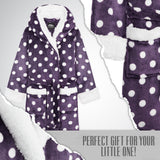 CityComfort Girls Dressing Gown, Hooded Fluffy Dressing Gown for Kids - Get Trend