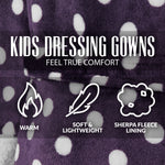 CityComfort Girls Dressing Gown, Hooded Fluffy Dressing Gown for Kids - Get Trend